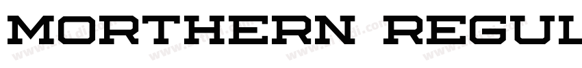 Morthern Regular字体转换